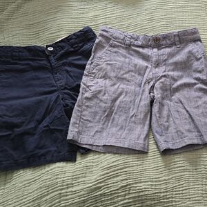 Navy and Gray Shorts Set Ajustable Waist